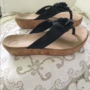 Pretty Crocs sandals